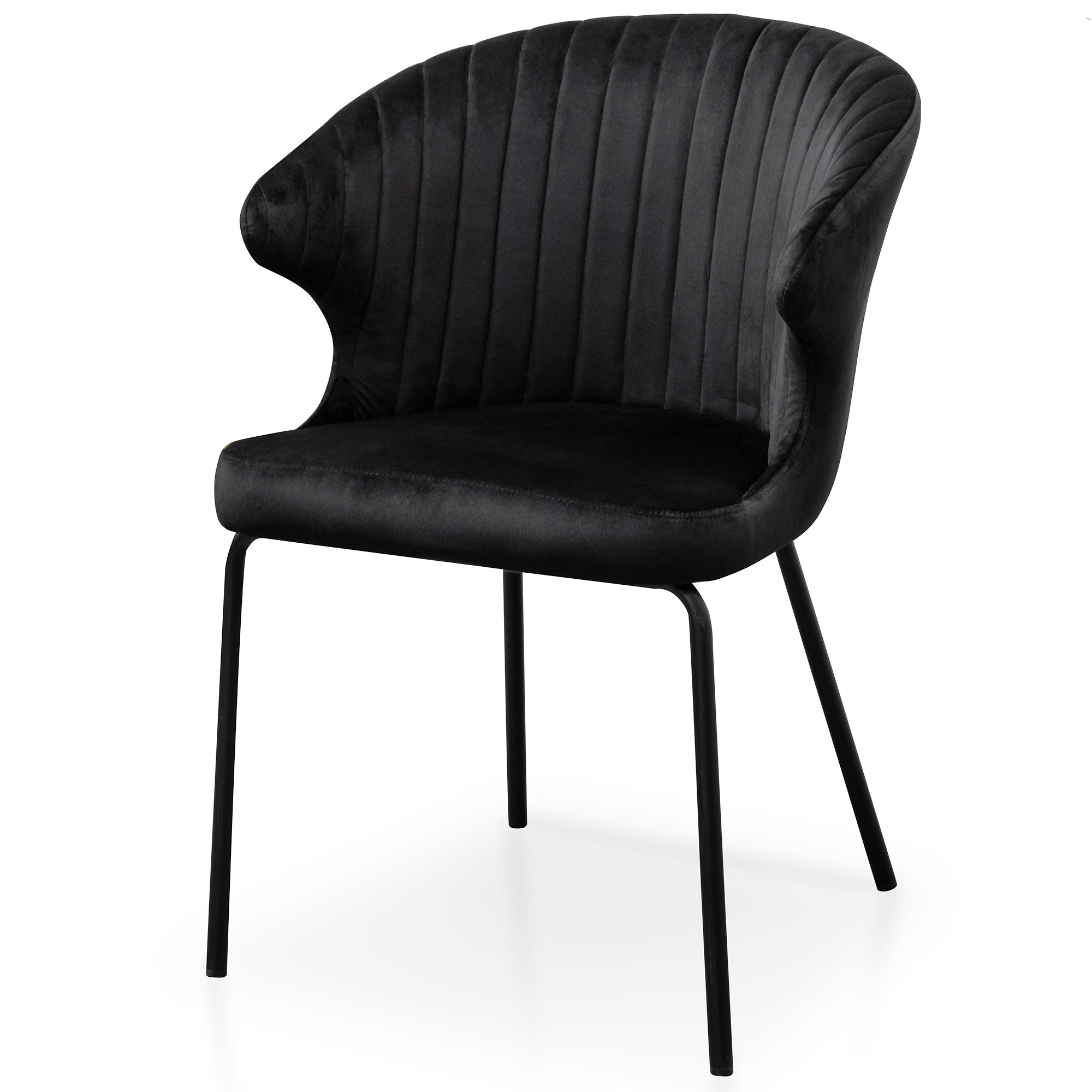 Dining Chair - Black Velvet