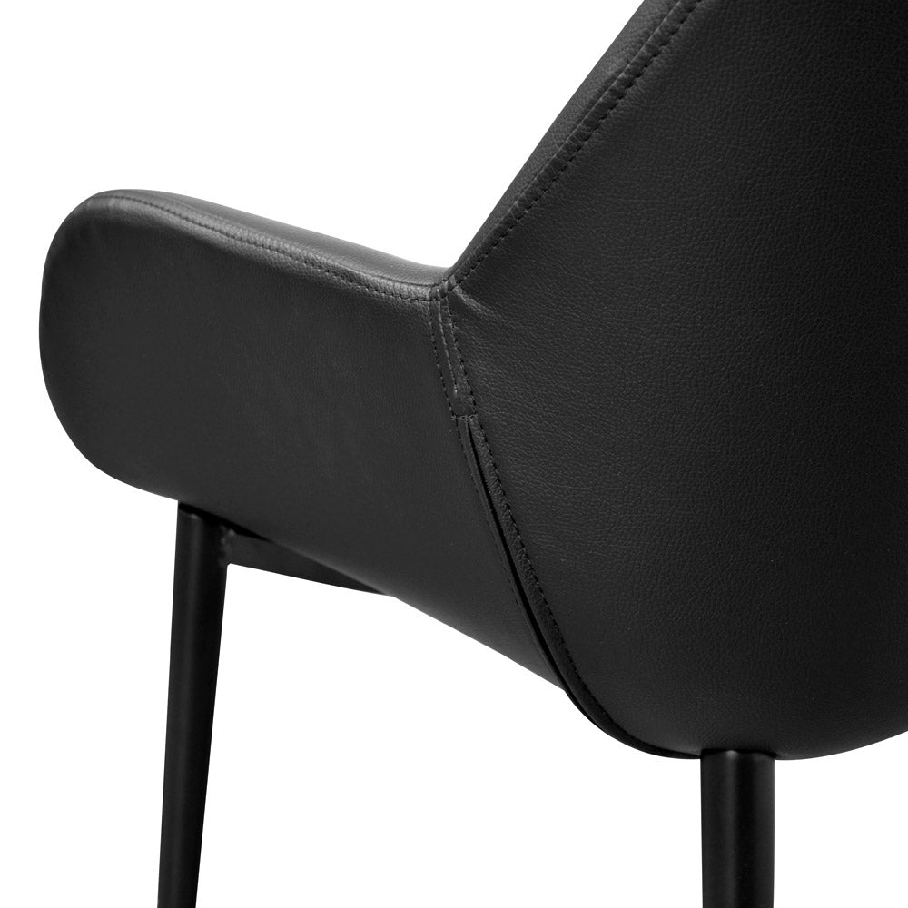 black pu dining chair_7