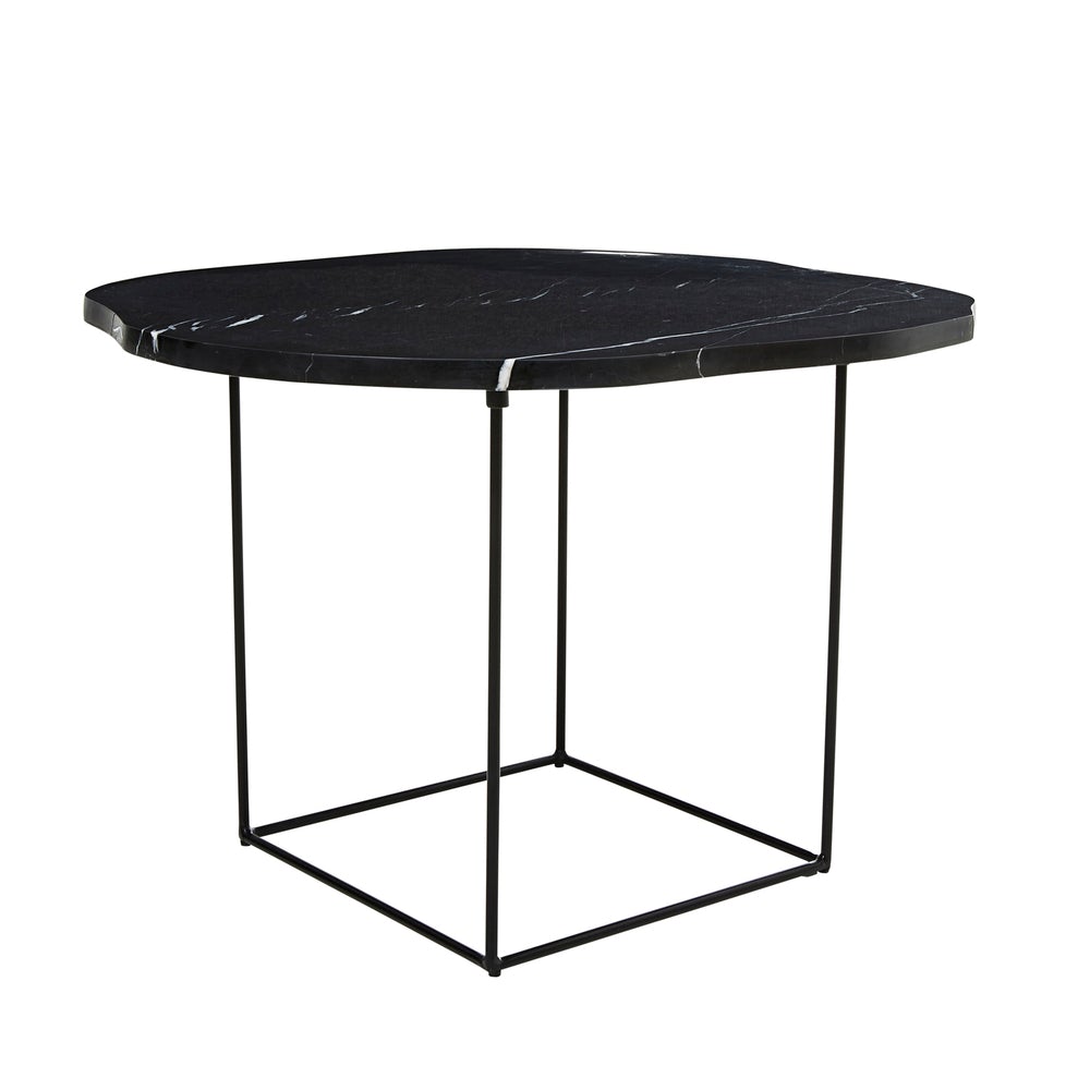 Marble Side Table Black_2