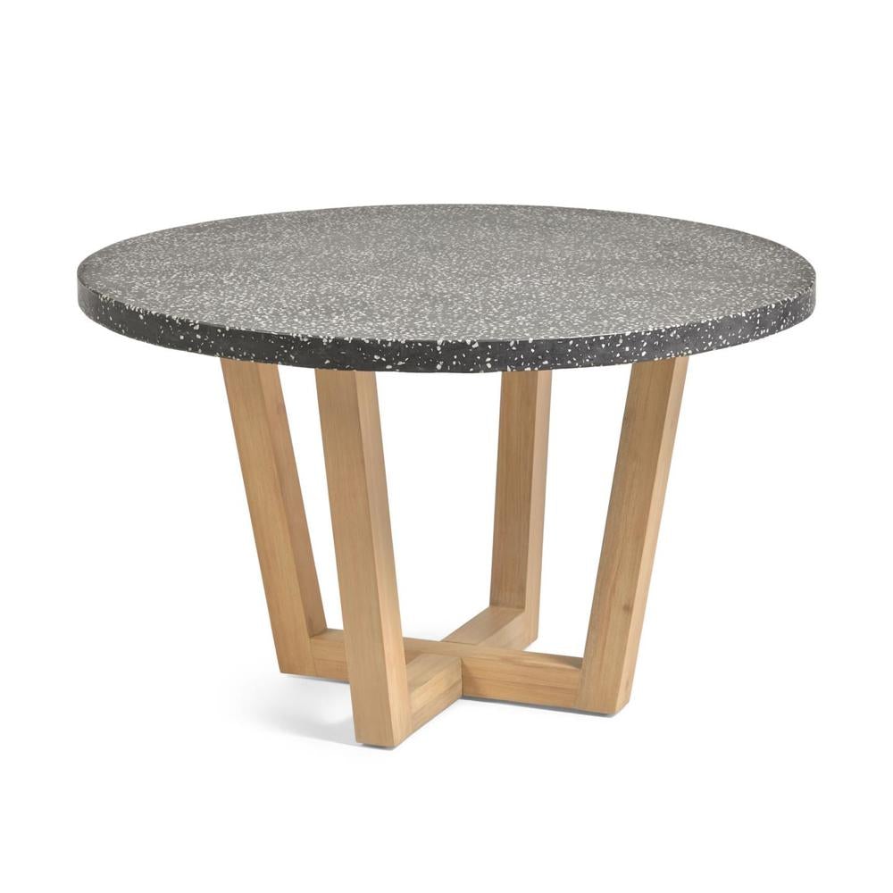 FondHouse Haines Dining Table Terrazzo Black