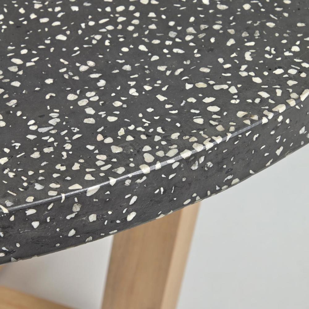 FondHouse Haines Dining Table Terrazzo Black