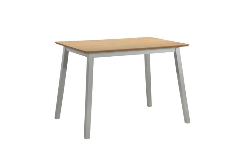 Oak&Grey Solid Wood Dining Table
