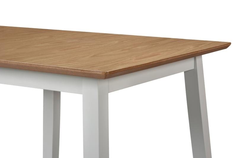 Oak&Grey Solid Wood Dining Table_1