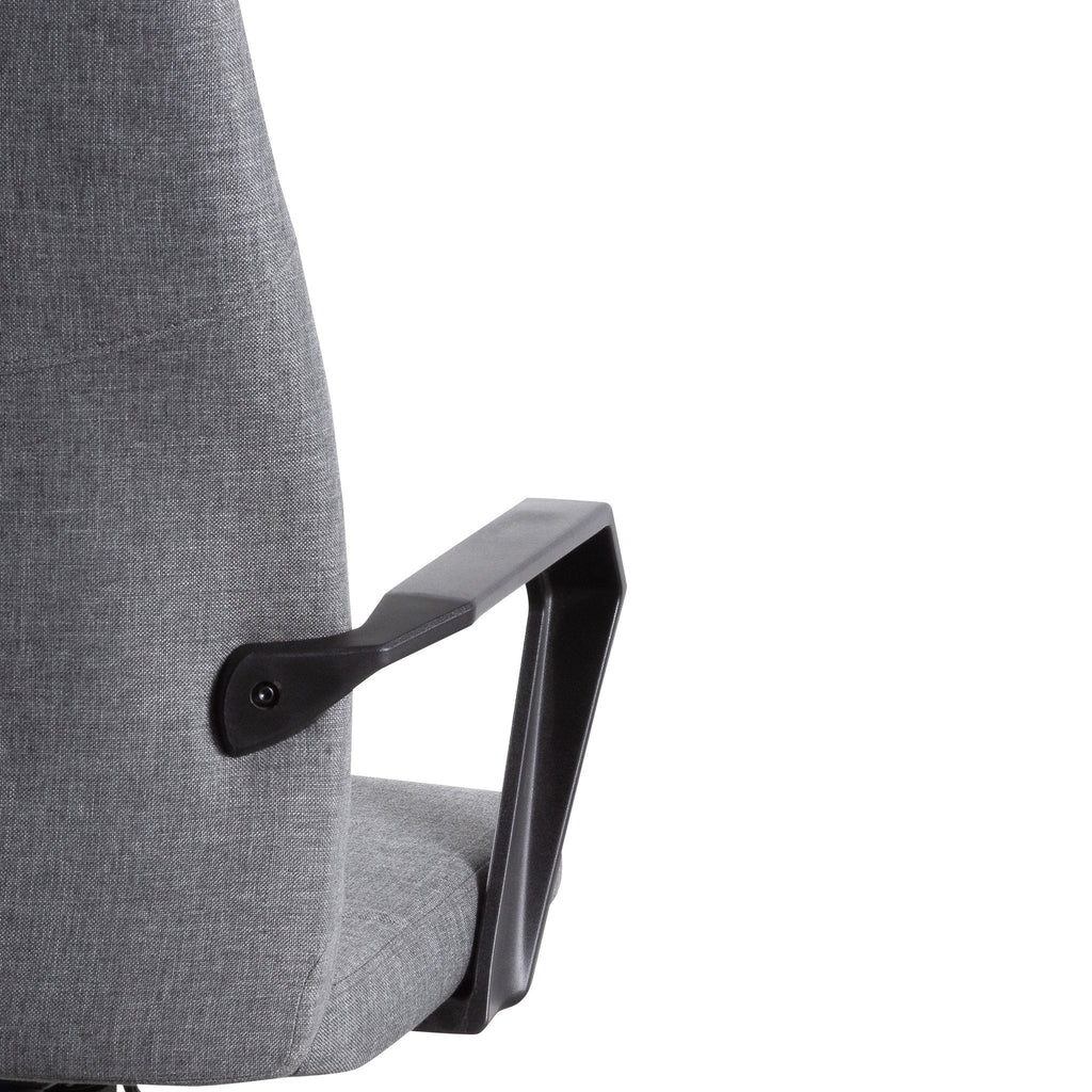 Velmer Fabric Office Chair - Charcoal Grey with Black Base OC6197-LF