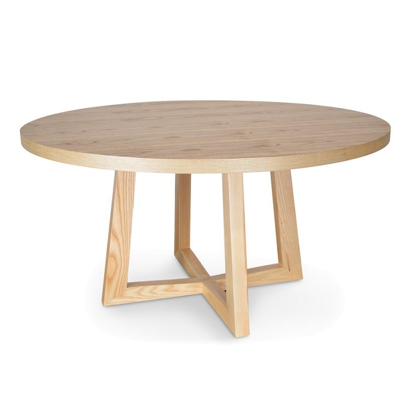 Round clearance timber table