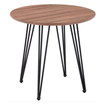 Round Coffee Side Table European Design Modern Dining Table(1pcs) .114(DE)