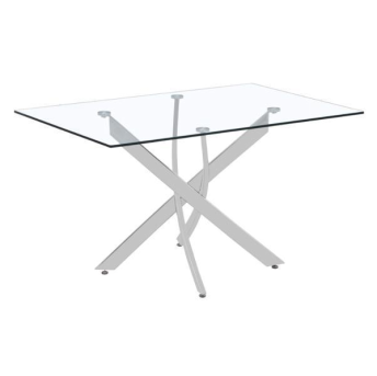 High Quality Modern Design Glass Dining Table (1pcs) .021-3/021-4 (DE)