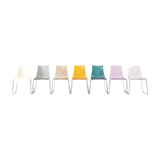 Modern Transparent Plastic Dining Chair.B8651A