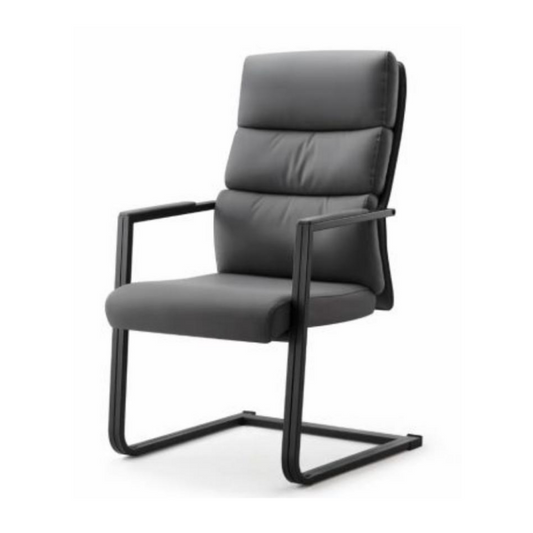 Black PU Upholstered Office Chair.T2128