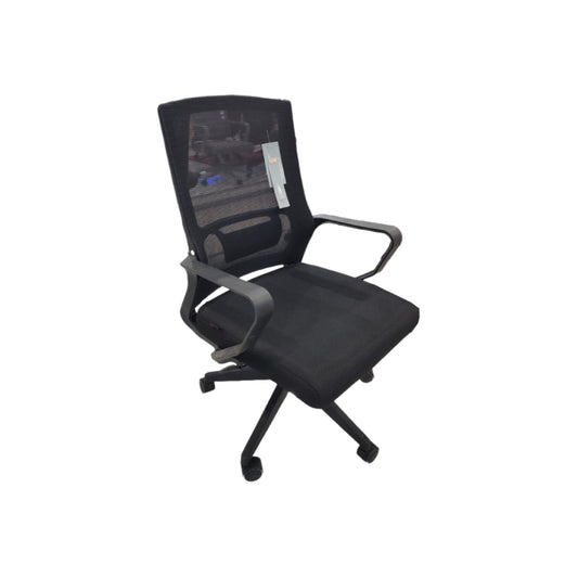 Grey PU Upholstered Office Chair.T2163