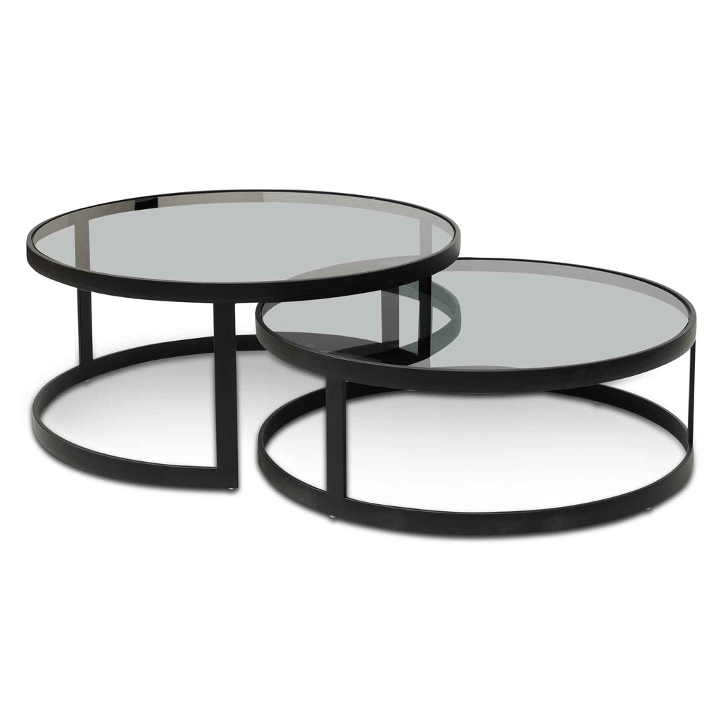 Grey glass online top coffee table