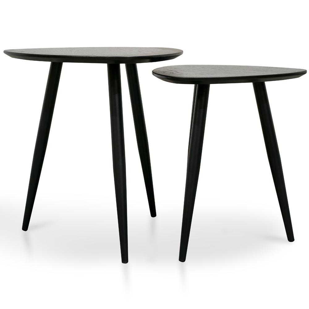 Side table black legs discount